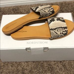 Snakeskin sandals